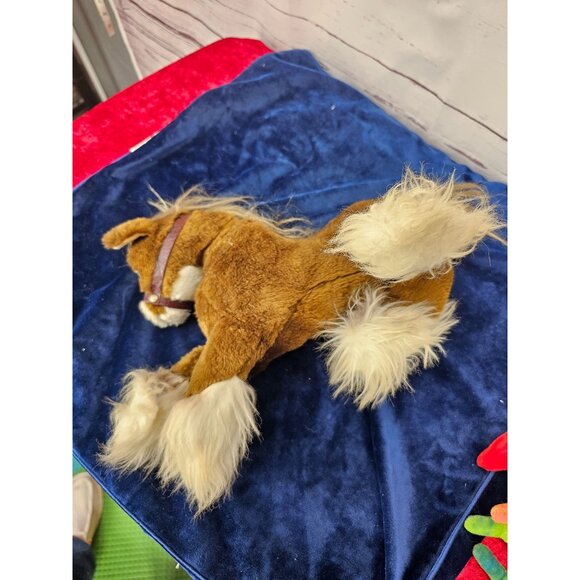 Budweiser Plush‎ CLYDESDALE Horse With Bridle 12" Vintage - Picture 2 of 10